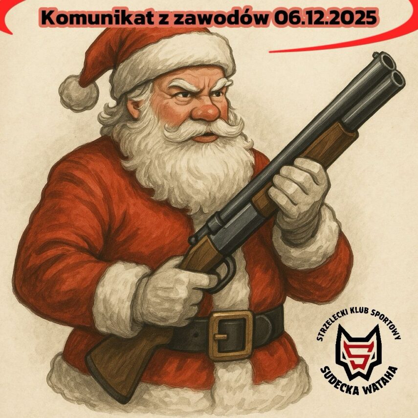 KOMUNIKAT Z ZAWODÓW STRZELECKICH O PUCHAR PREZESA – 06.12.2025r.